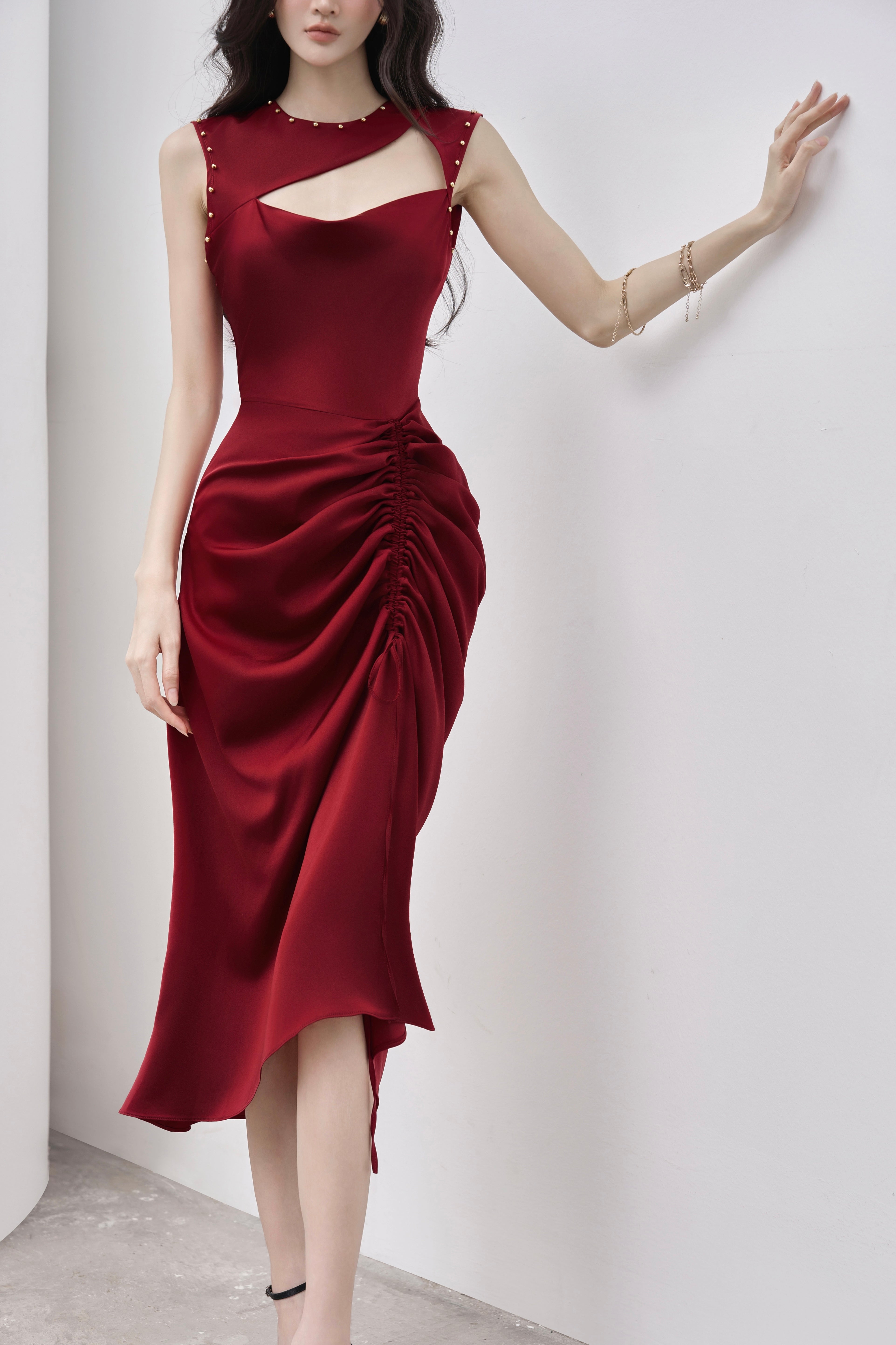 REDWINE DRESS