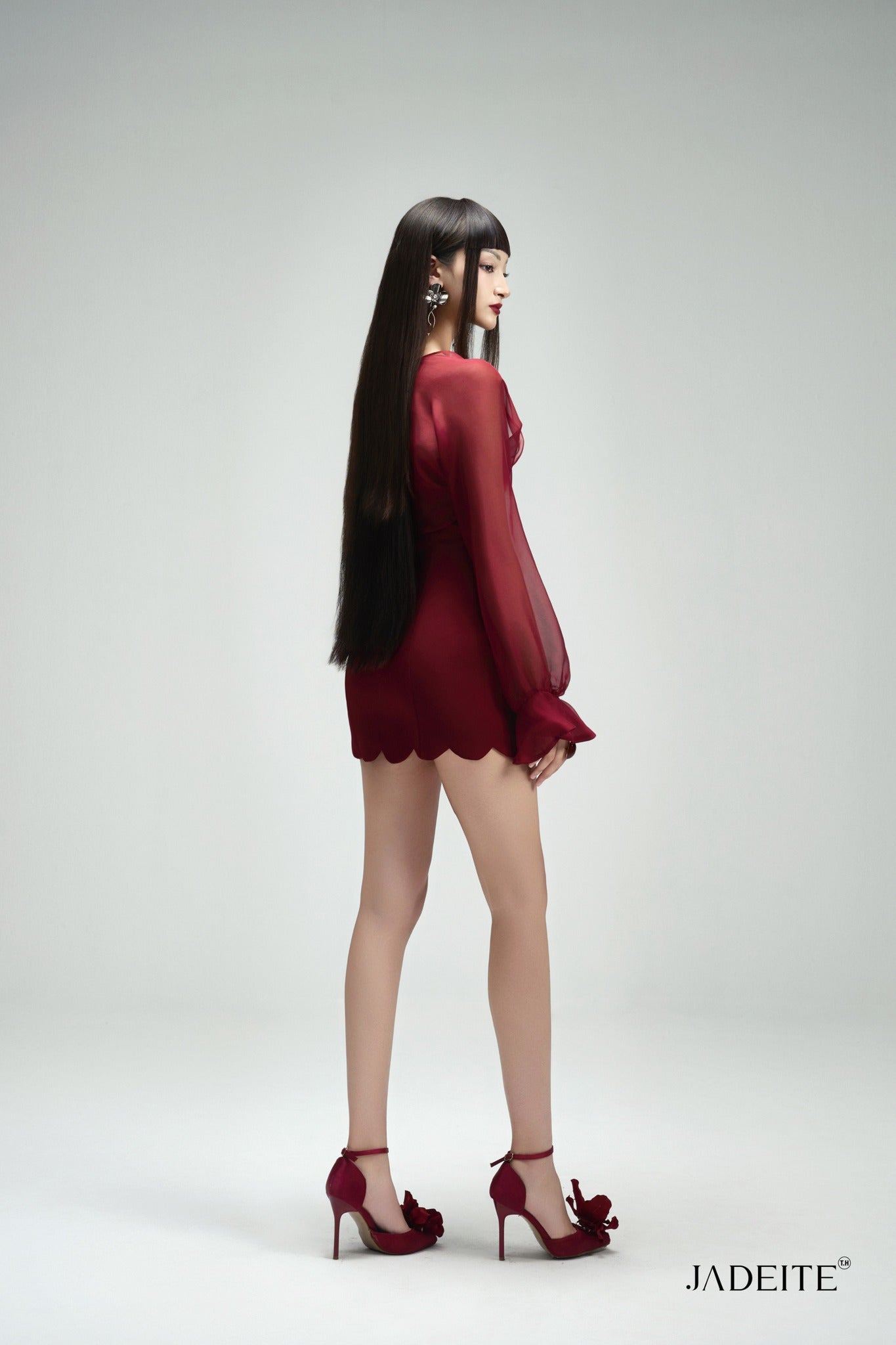 Cube R Strapless Dress