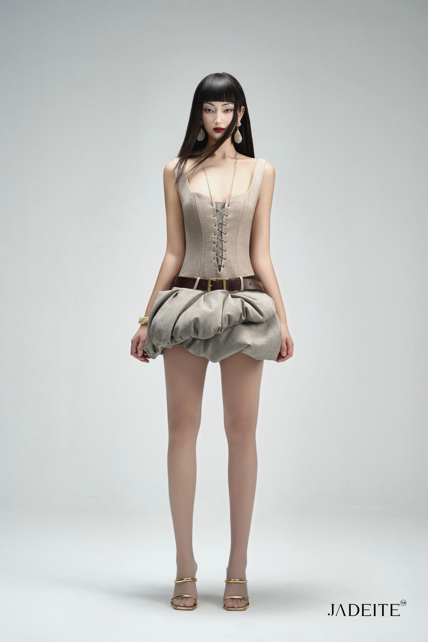 Caramel Bloom Dress